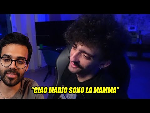 Dario Moccia imitates Pancio and Mario's mother
