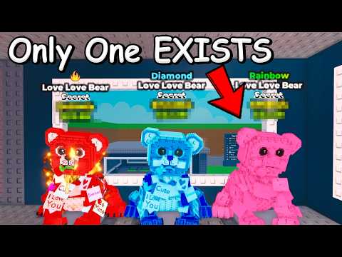 I Collected RAREST Love Love Bears In Roblox Steal a Brainrot...