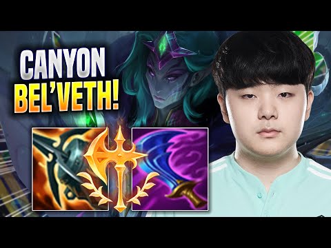 CANYON DOMINATING WITH BEL'VETH! - DK Canyon Plays Bel'veth JUNGLE vs Kindred! | Season 2022