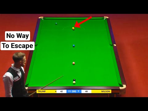 When Snooker Players Trapped their Opponents