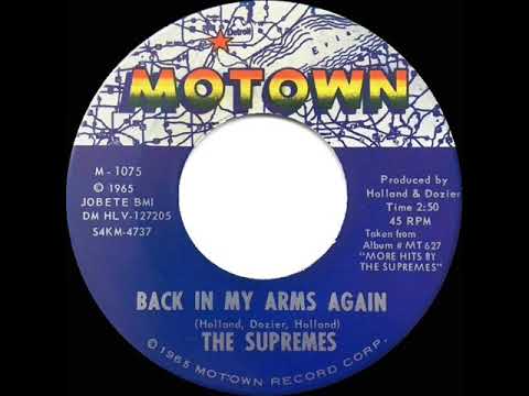 1965 HITS ARCHIVE: Back In My Arms Again - Supremes (a #1 record)