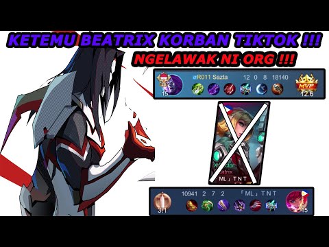 LAWAN BEATRIX PAKAI BUILD TIKTOK TAPI MAINNYA LUCU AMPE COKLAT - GAMEPLAY TOP GLOBAL MOSKOV