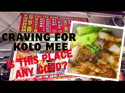 This Kolo Mee is Not The Same in Kuching. It’s Tasty & Sweet But Not The Same At All