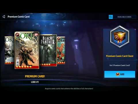 MFF Premium comic Card chest opening