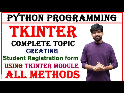 Tkinter Full Topic In Python Programming Tkinter Module Various Methods And Widgets In Tkinter