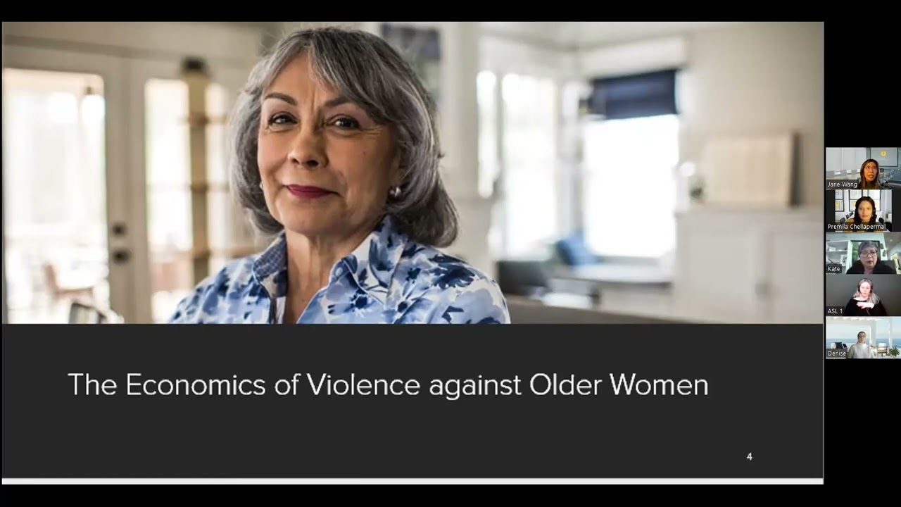 Violence against Older Women: Engaging Mature Survivors to Improve Awareness, Build Financial Security, and Enhance Access to Services