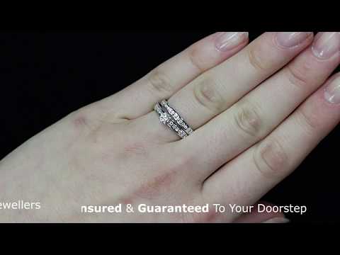 9ct W/G 0.35ct Diamond Eternity Ring - Hatton Jewellers London HJ360