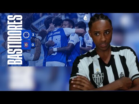 Atlético Mineiro fan reacting to behind-the-scenes events of Cruzeiro's victory against Corinthia...