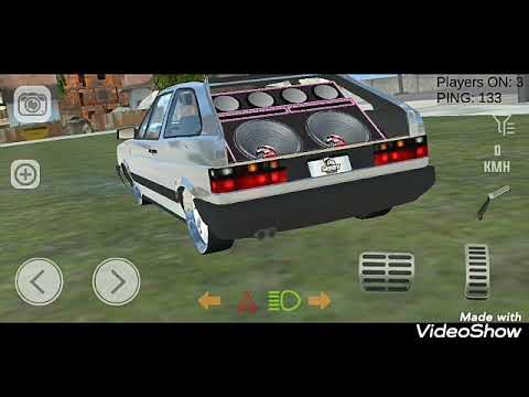 Jogo de carro com paredão