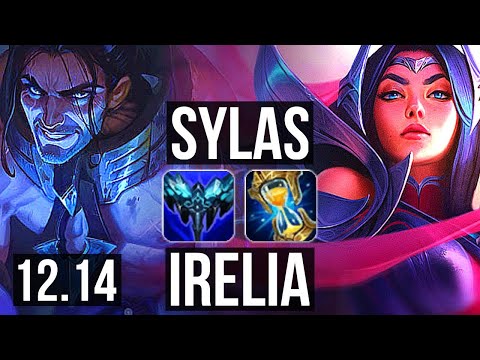 SYLAS vs IRELIA (MID) | 70% winrate, 7/1/4, 6 solo kills | KR Diamond | 12.14