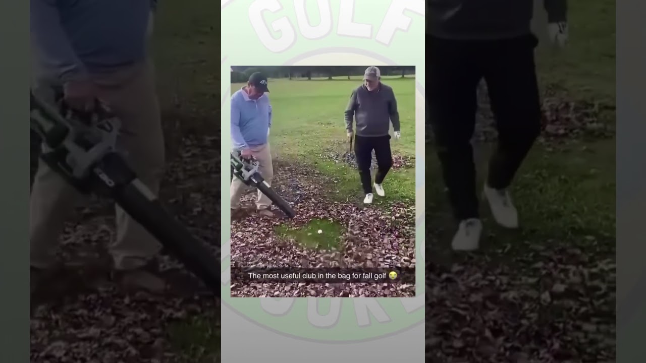 The most useful club in your bag during the fall! 😂💯