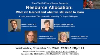 Download the video "Resource Allocation: What we learned and what we still need to learn"