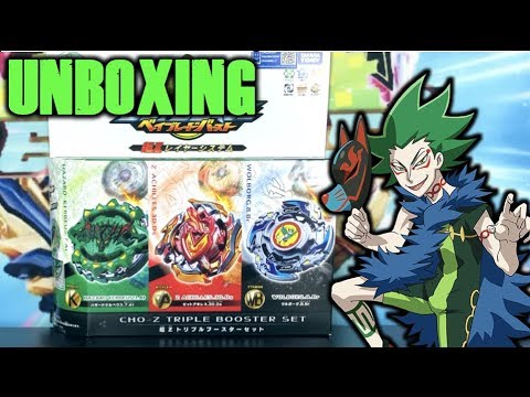 The Goofiest Beyblade Ever lol | Cho Z Triple Booster Set Unboxing
