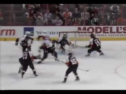 Heatley goal 1/2 @ Flyers (02/12/09)