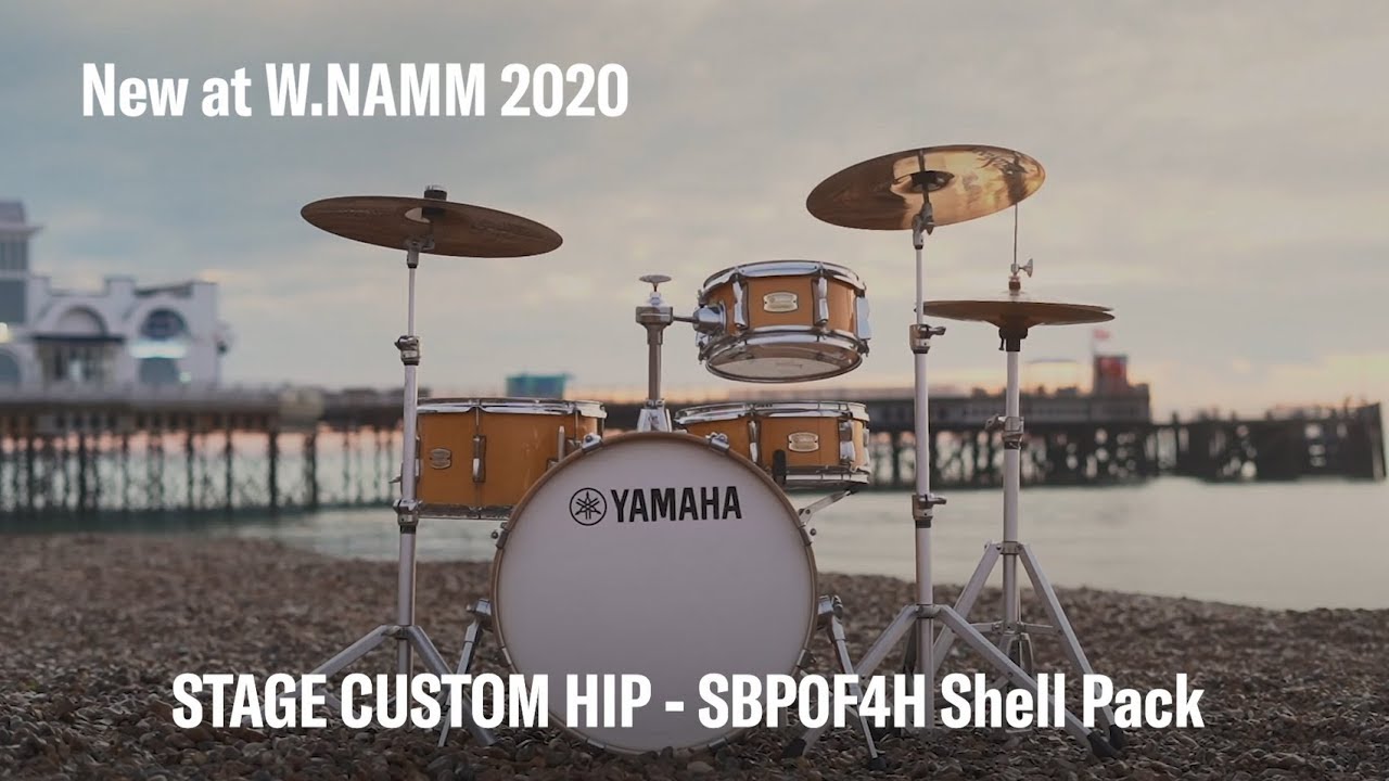 Yamaha Stage Custom Hip Drum Kit w/Crosstown Hardware Package - Natural Wood