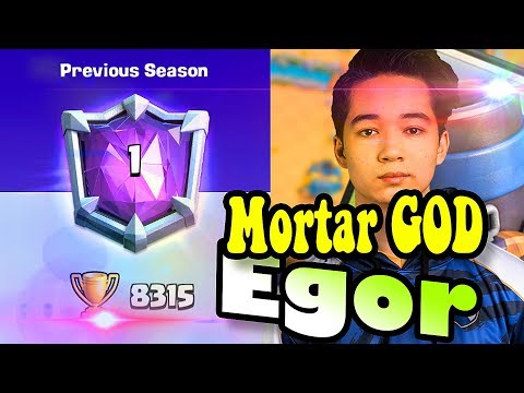 Sི Tི Aི Rོ™️✨ NEW WORLD RECORD! 🏆 #1 Egor Mortar God Gameplays - Clash Royale