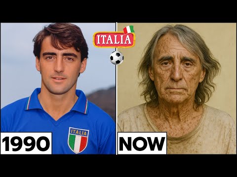 Italy 🇮🇹 World Cup 1990 Squad ⚽ Then and Now