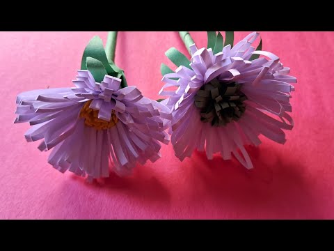 how to make paper flowers/kagaj ka flowers catting #paper flowers 👌👌