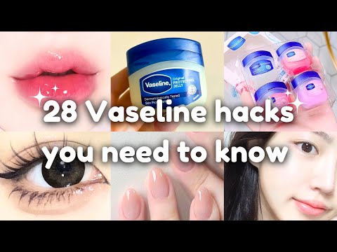 Vaseline beauty tips & hacks to make you look prettier 💕