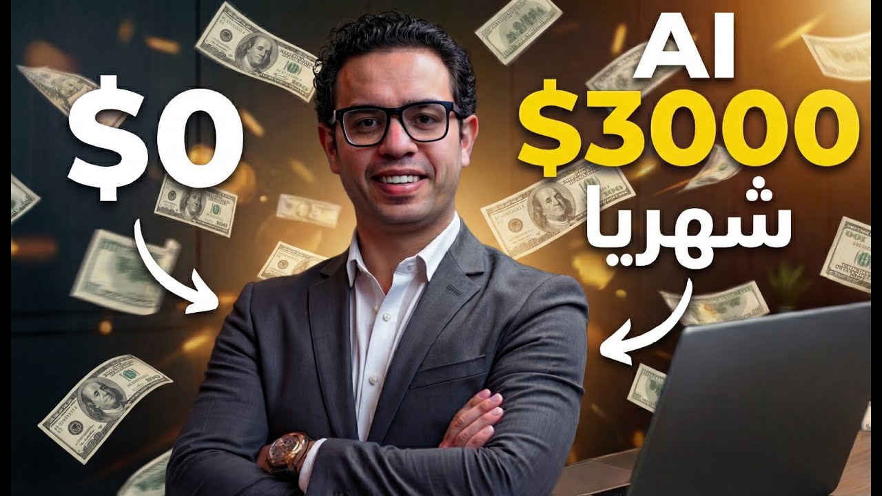 ٣ مشروعات ذكاء اصطناعي قد تحقق لك ثروة ( بدون موظفين بدون راس مال ) تصلح للمبتد