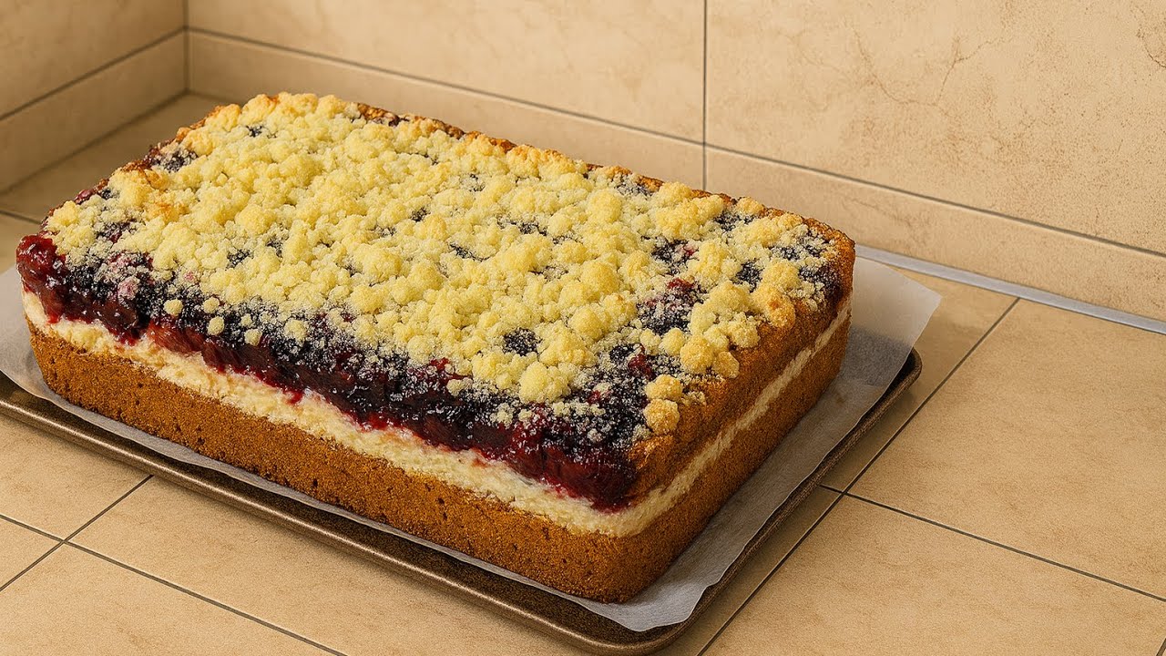 Ciasto "Letnie Marzenie" – z owocami, budyniem i galaretką