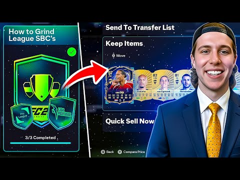 The Complete League SBC Guide For Unlimited Packs 🧩