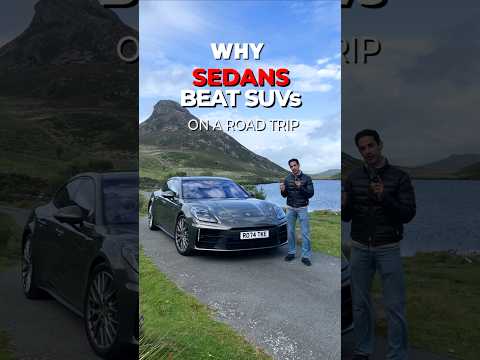 Sedans Are Better Than SUVs for Road Trips | Porsche Panamera 4 E-Hybrid in Wales | autoX #shorts