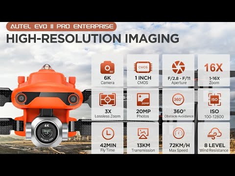 The best drone of 2023 - Autel Robotics EVO II Pro Enterprise Bundle, 1" CMOS Sensor UAV,