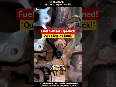 "How to Open Fuel Rail Pressure Sensor | Easy Fix in Minutes!"#automobile #carseatquicky