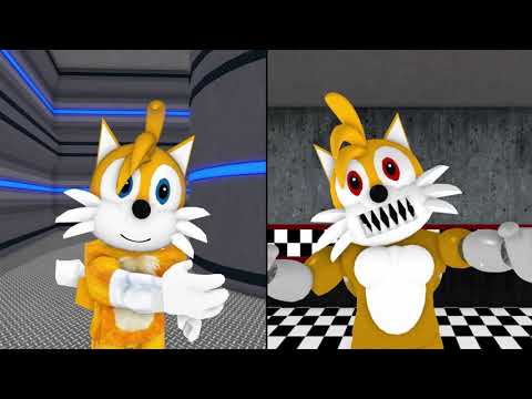 NEW TAILS VS TAILS ANIMATRONIC JUMPSCARE - Roblox Piggy FANGAME