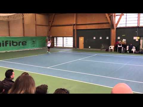 1/4 de finales du Championnat de France +35 ans - Point Arnaud Clément sur Gildas Villard