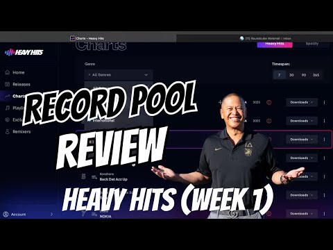 Record Pool Review: The All New 2025 Version of HEAVY HITS DJ Record Pool.