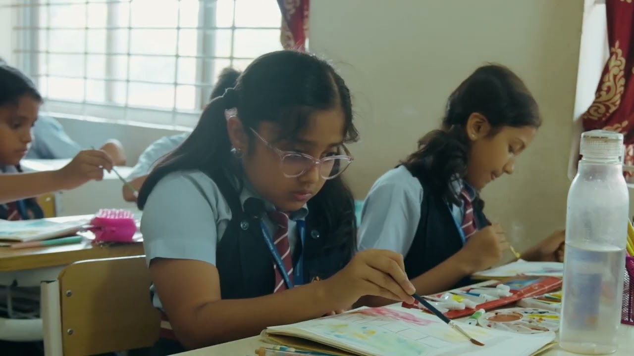 Middle school students showcase event at Manipal School