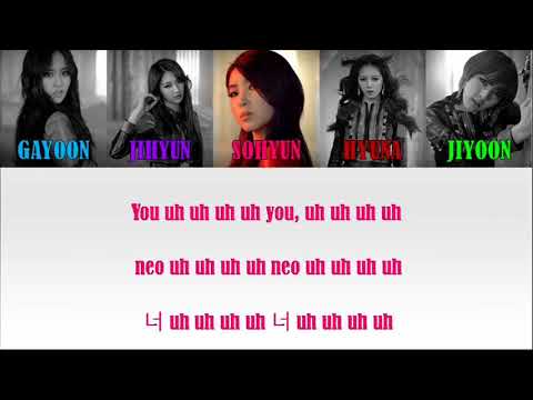 4minute - Volume Up (ENG/ROM/HAN Color Coded Lyrics)
