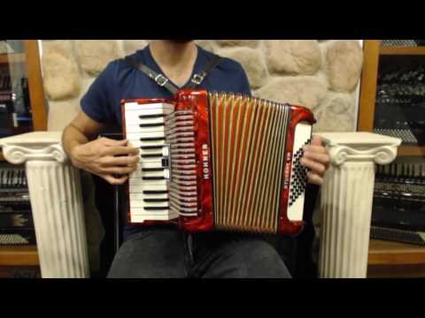 2277 - Red Hohner Student VM MM 26 48 $795