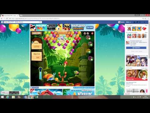 Angry Birds POP! on Facebook - Level 184 Walkthrough