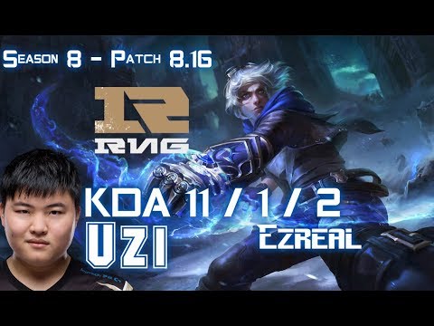 RNG Uzi EZREAL vs HEIMERDINGER Bot - Patch 8.16 KR Ranked