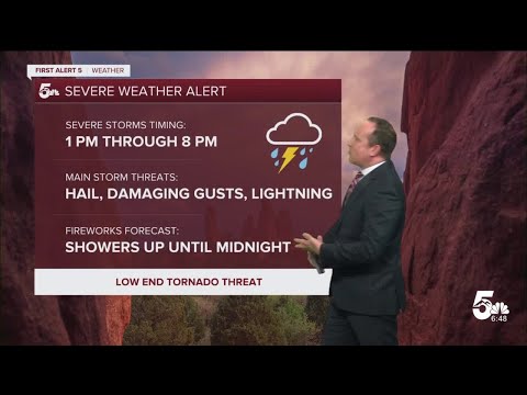 Weather Alert: Severe storms threaten our skies on the 4th of July