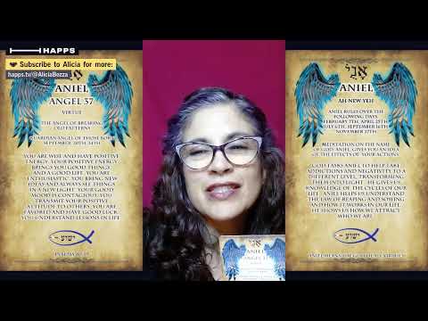 The 37th name of God, Aniel, the Angel of Breaking Old Patterns www.aliciabozza.com