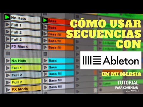 Cómo usar secuencias con ableton live  en mi iglesia (principiante)