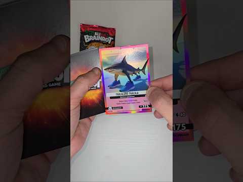 💥 HO TROVATO LA CARTA RARA DI Tralalero Tralala Italian Brainrot 💥 #skifidol #brainrot #cards