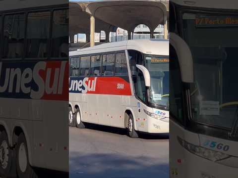 Unesul - 5560 A serviço da Planalto (Francisco Beltrão\PR para Porto Alegre\RS) #unesul #onibus #fyp
