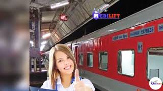 Reasonable Cost Train Ambulance from Patna to Mumbai by Medilift