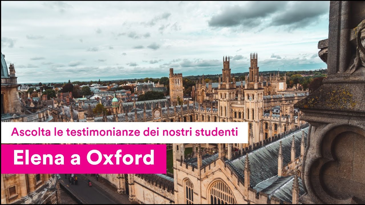 Elena racconta Oxford