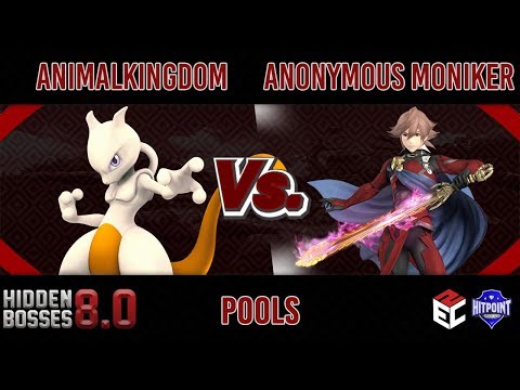 Hidden Bosses 8.0 POOLS - AnimalKingdom (Mewtwo) vs Anonymous Moniker (Corrin)