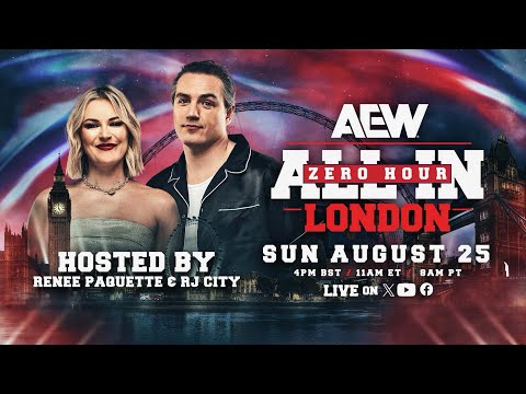Thumbnail of the video: Zero Hour - AEW: All In London Pre Show