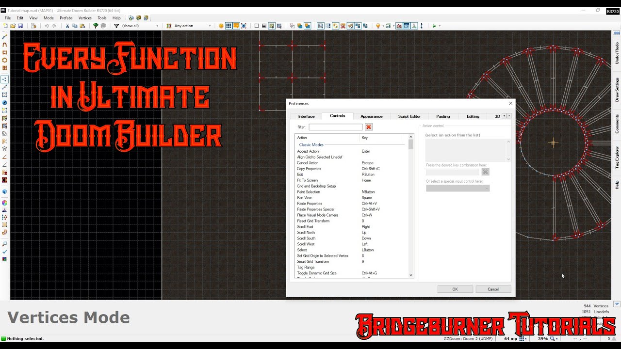Ultimate Doombuilder Tutorial Series: Every single function in the editor