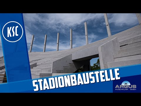 Karlsruher Wildpark - Die Stadionbaustelle - Gegengerade