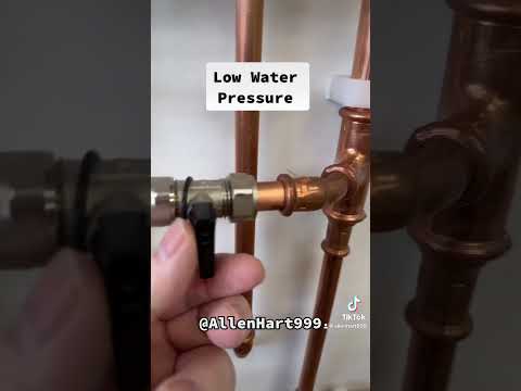 How to top your pressure upon your boiler, re-pressurise boiler, low water pressure plumber #TikTok￼