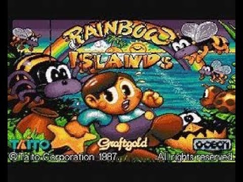 Rainbow Islands Comparison - Amiga - Amstrad CPC 464 - C64 - ZX Spectrum